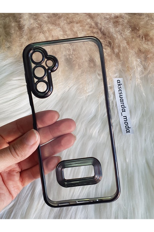 Samsung Galaxy A14 Compatible Camera Lens Laser Cut Logo Detailed Case