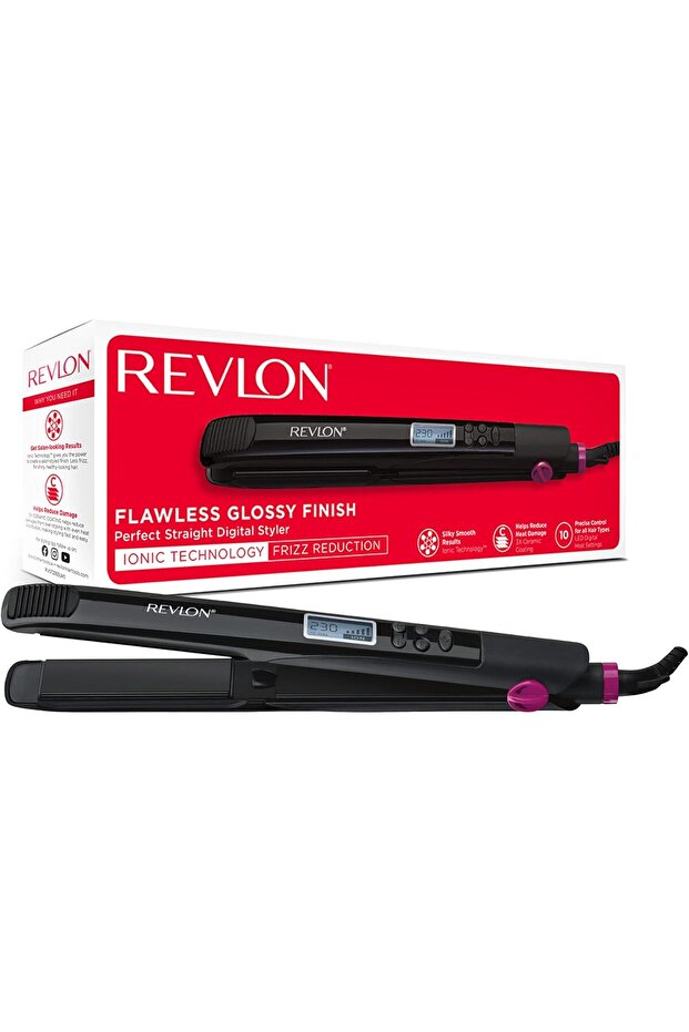 Hair straightener, Digital Straightener, 3X Ceramic coating, Frizz control, LCD - RVST2165