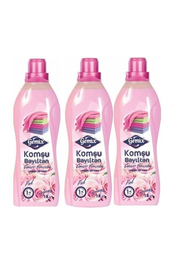 Gemix Komşu Bayıltan Konst. Yumuşatıcı 1 Lt Pembe - 1
