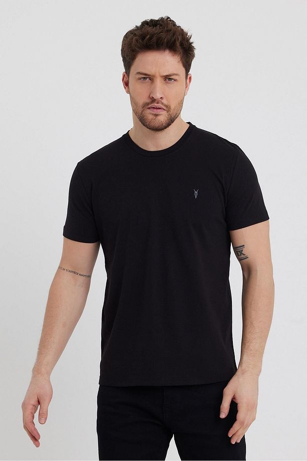 Standart Kalıp Basic Unisex T-shirtt 3'lü 1000 - 4