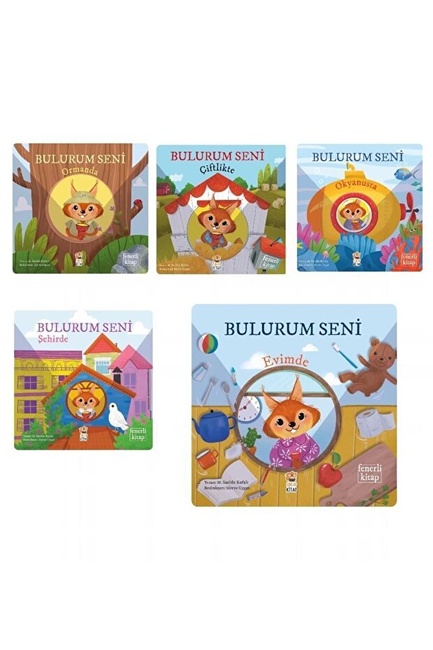 Bulurum Seni 5'li Set Bulurum Seni Evimde - Ormanda - Okyanusta - Şehirde - Çiftlikte