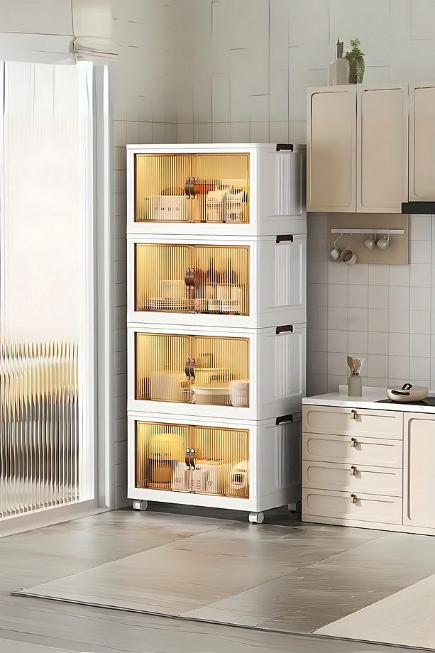Katlanabilir Modüler Dolap 4 lü 54 cm x 31,7 cm x 127 cm - 8