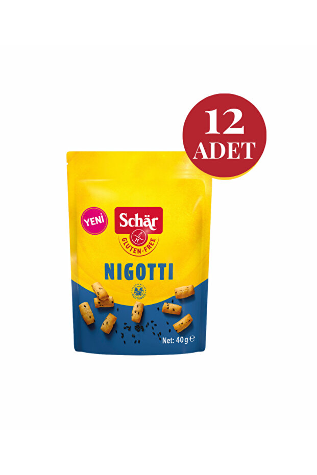 Nigotti Glutensiz Çörek Otlu Kraker (12 Adet) - 1