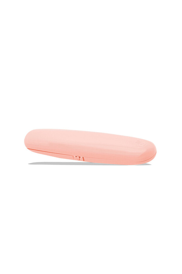 Plastic Fork & Spoon Travel Case, 6+ Months, Rose
