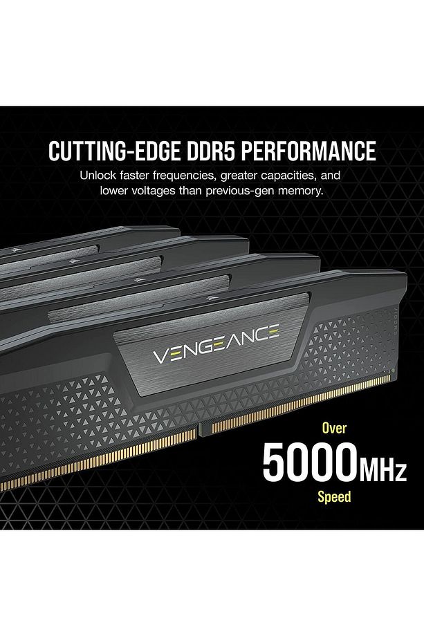 VENGEANCE DDR5 RAM 32GB (2x16GB) 6200MHz CL36 Intel XMP (CMK32GX5M2E6200C36) - 4