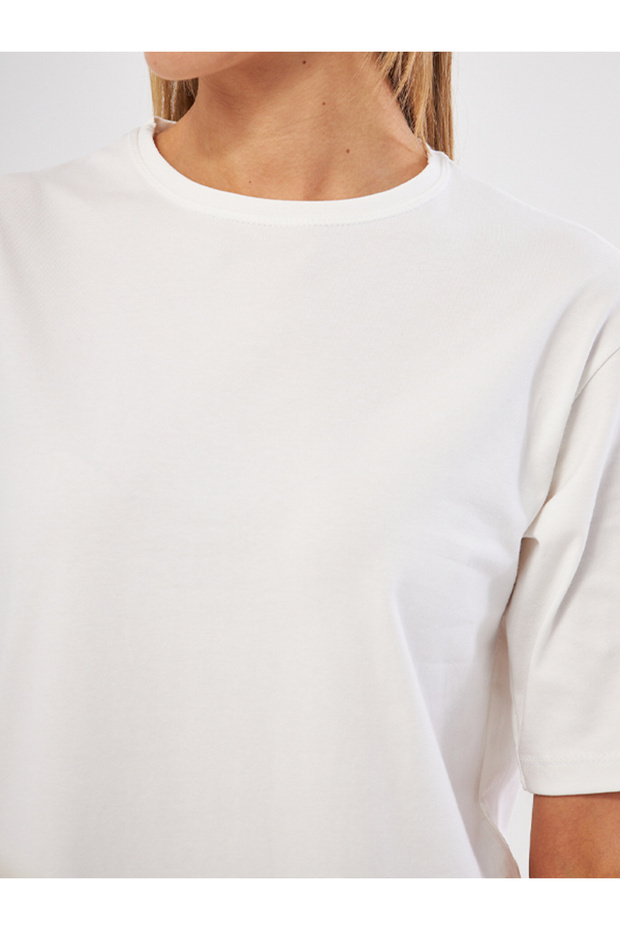 Kısa Kollu Basic Tişört - 2