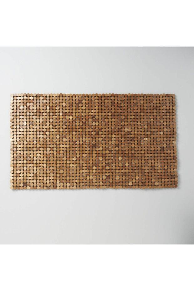 Gomez Ahşap Paspas Bej - 1