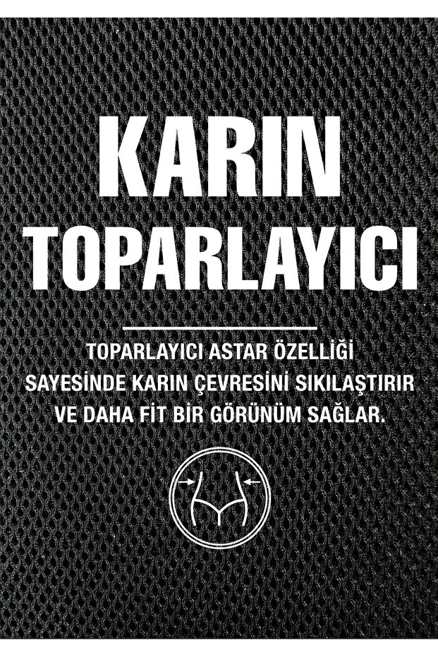 Siyah İncelten Etkili Hipster Süper Yüksek Bel Bikini Altı TBESS20BA0018 - 9