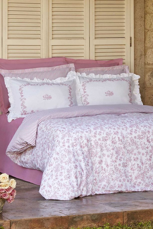 Versay Tek Kişilik Percale Nevresim Takımı Mavi - 1