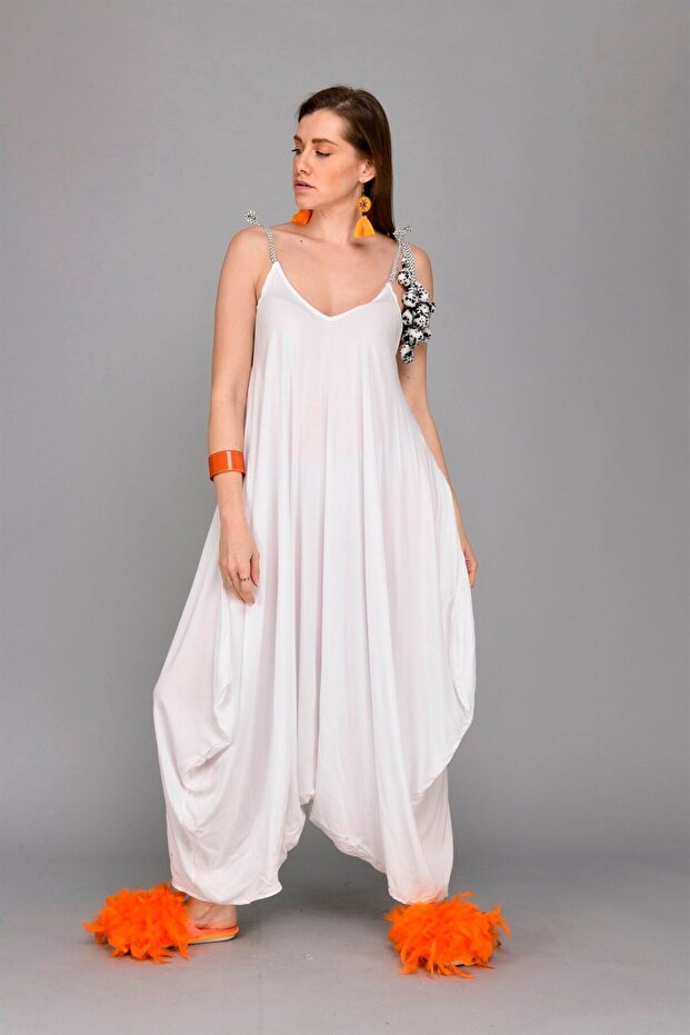 As34 Püsküllü Boho Tulum - 4