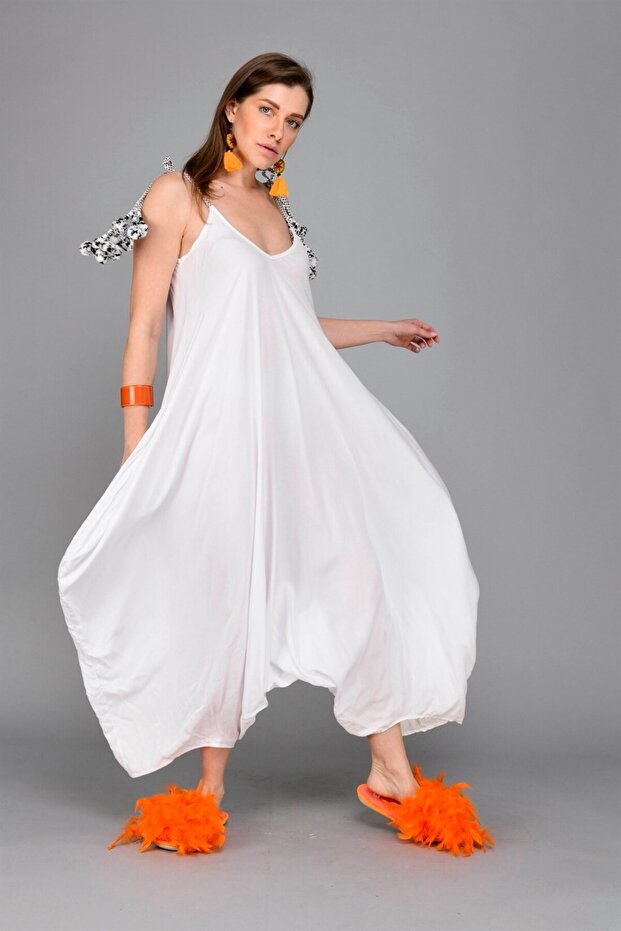 As34 Püsküllü Boho Tulum - 5