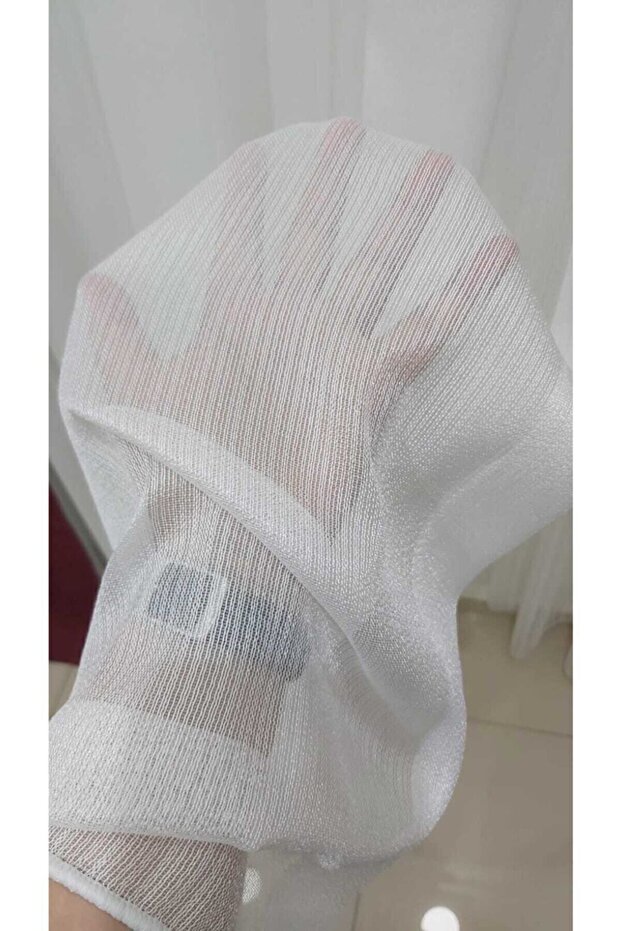 Perde Düz Tül Ekru - 2