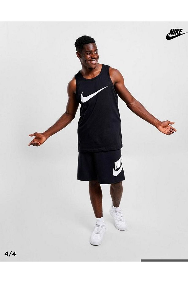 Sportswear Sport Essentials French Terry Alumni Siyah Erkek Şort - 5