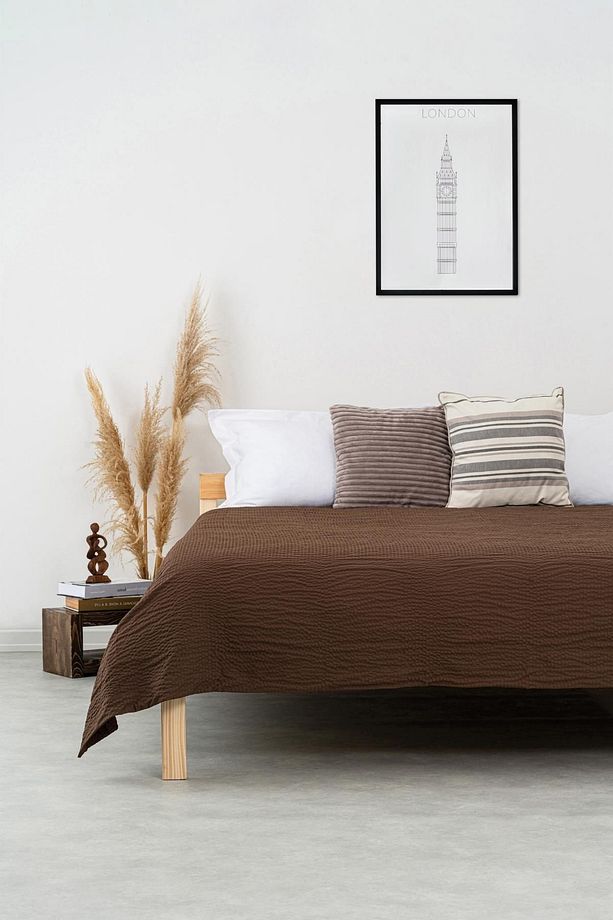 | Jazzy | Çift Kişilik Premium Çok Amaçlı Yatak Örtüsü - 1