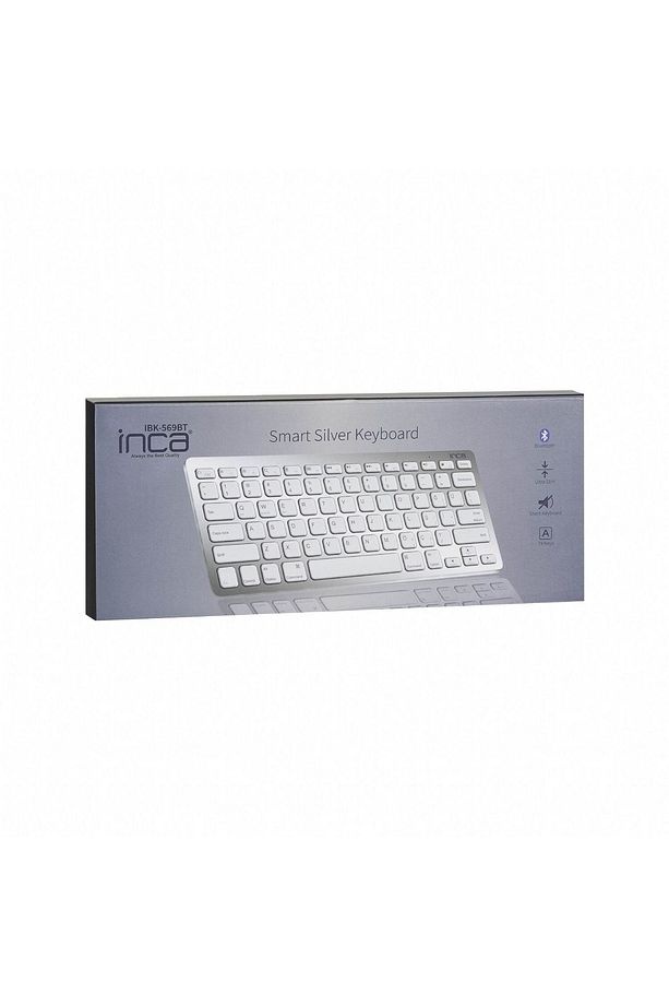 Ibk-569bt Bluetooth 3.0 Smart Silver Keyboard - 6