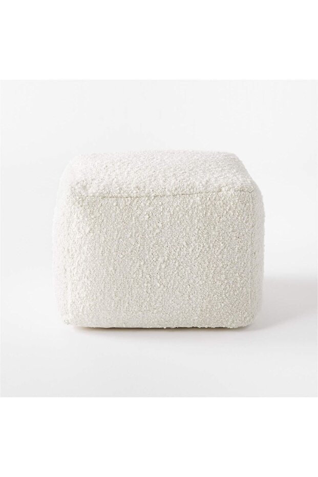 Soft Teddy Puf, Beyaz - 3