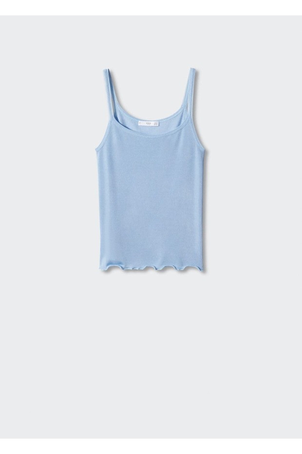 Ribana askılı bluz - 3