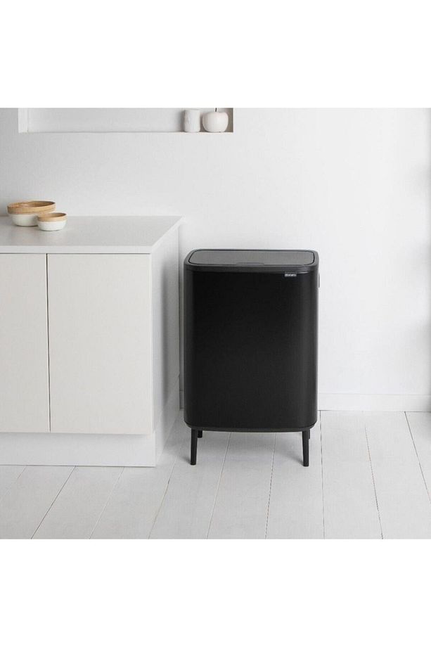 Bo Matt Black Hı Dokunmatik Çöp Kutusu 60 Lt. - 4