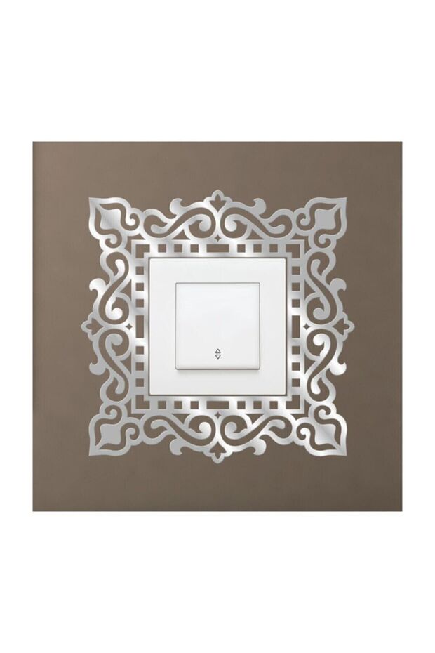 Decorative Plexi Socket Switch Button Frame - 1
