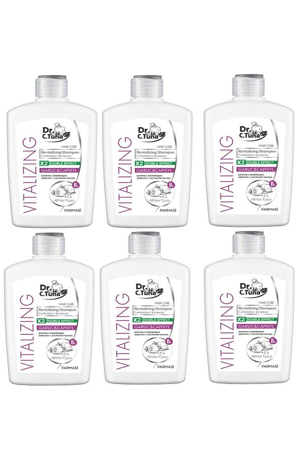Dr. C.tuna Vitalizing Sarımsak & Capıxyl Koparak Dökülen Saçlar Için Şampuan 6 X Adet - 2