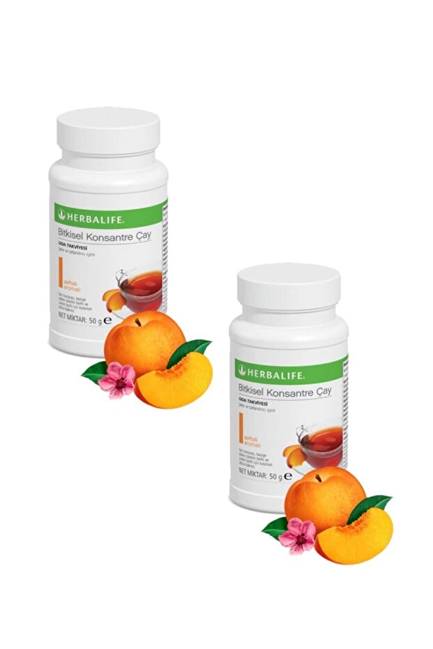 Bitkisel Konsantre Çay 2 Adet Şeftali Aromalı - 1