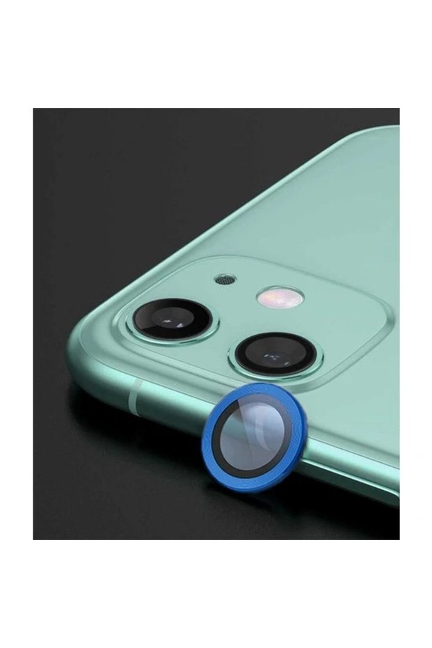 واقي كاميرا متوافق مع هاتف iPhone 11، لون أزرق داكن