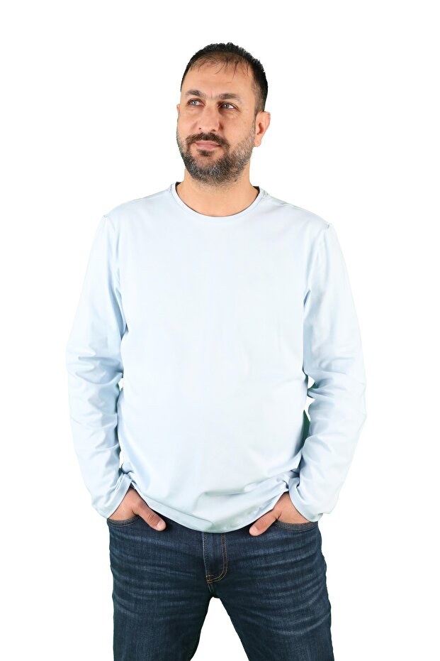 Men's Crew Neck Long Sleeve T-Shirt