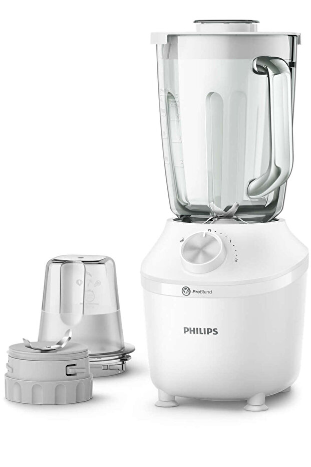 3000 Series Blender HR2291/20, 2l maximum capacity,glass jar,White, 2 Years Warranty