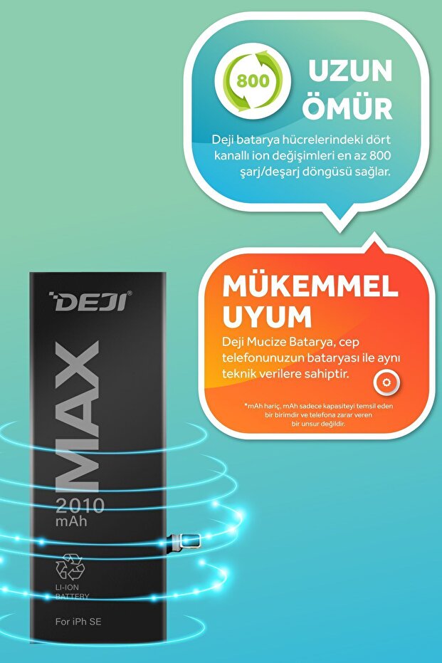 İphone Se 1. Nesil Batarya 2010 Mah Mucize Batarya - 4