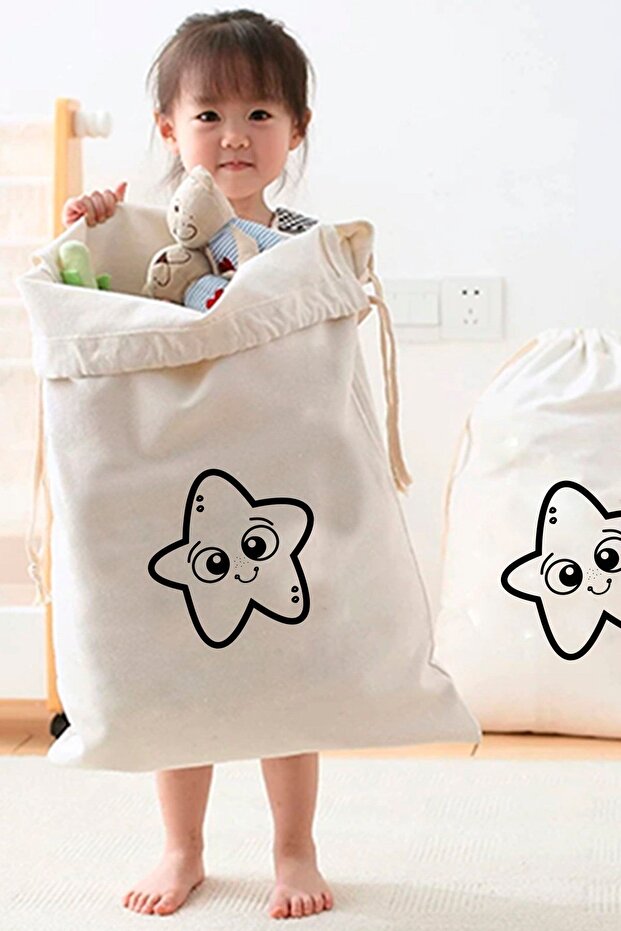 King's Crown Patterned Toy Bag - 50X70 (1 Piece)