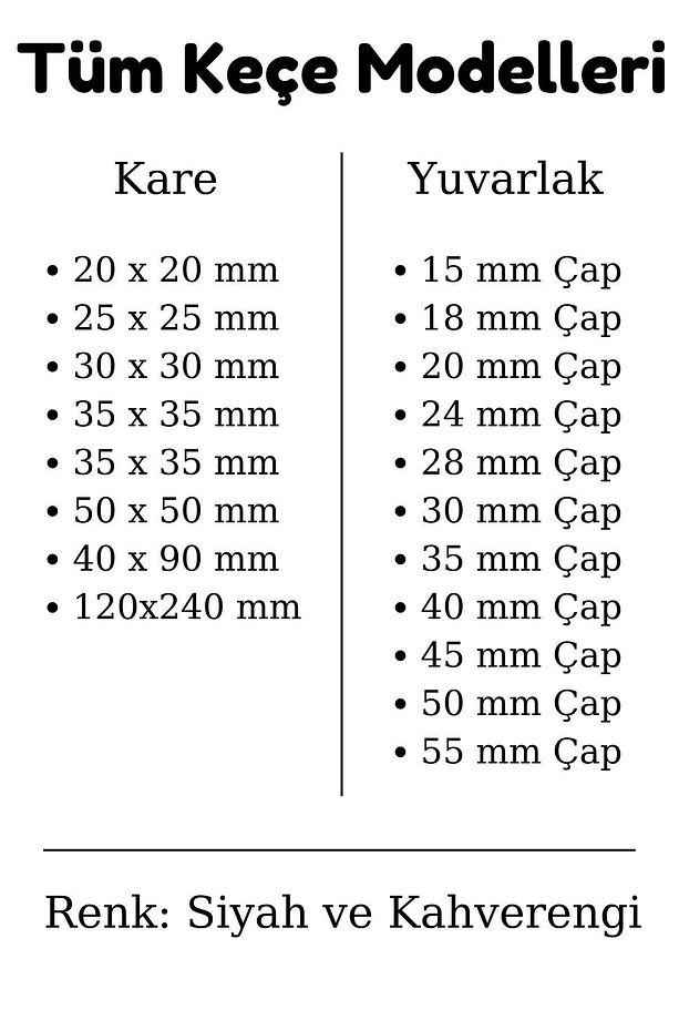 50 Adet Yapışkanlı Sandalye, Masa, Koltuk Altı Parke Koruma Keçesi, Kare, 2 X 2 Cm - 4
