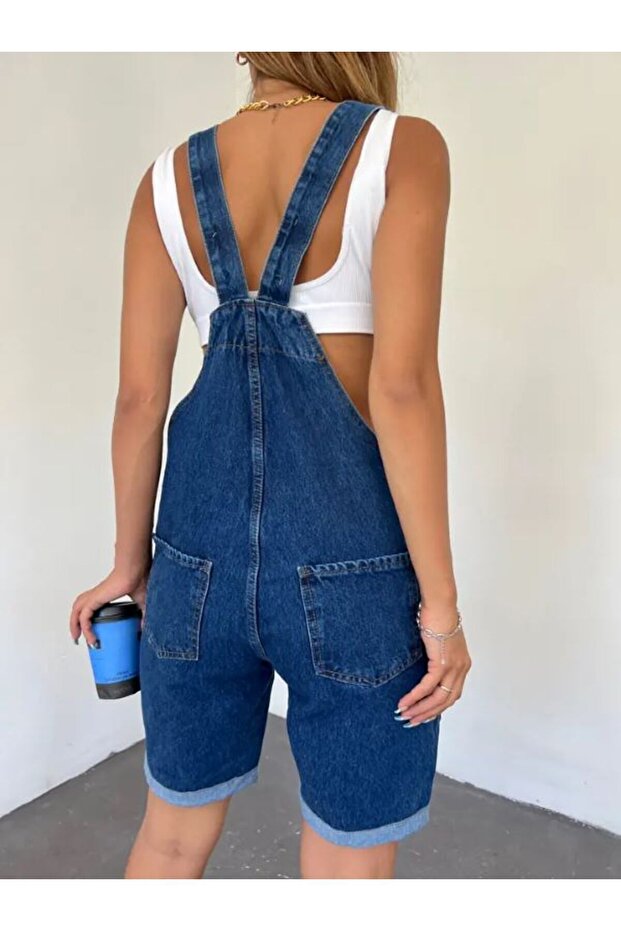 Şortlu Salopet Tulum - 5