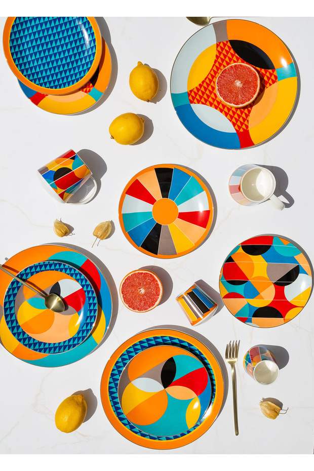 Shapes Servis Tabağı 6 Kişilik - 4