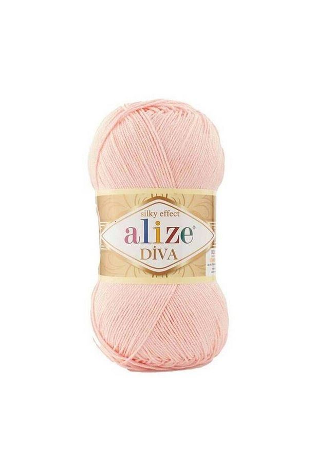 Diva Merserize Ip Yazlık Bikini Bustiyer Bluz Örgü Ipi 143 Pudra-himalaya Tuzu Crop Örgü Elbise - 1