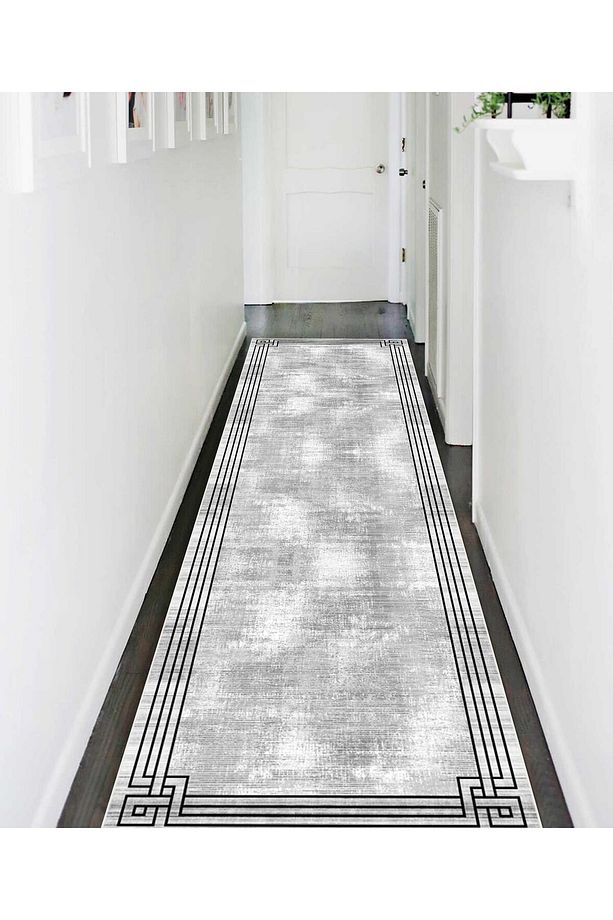 Modern Dijital Baskı Dört Mevsim Yıkanabilir Kaymaz Taban Salon Halısı Mutfak Halısı Yolluk FBH - 1