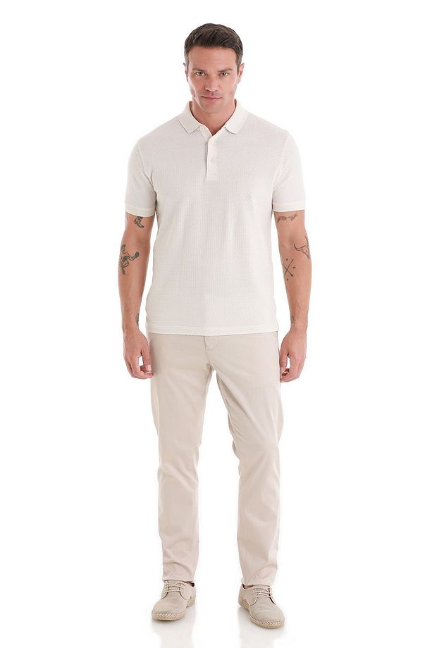 Taş Regular Fit Düz Merserize Polo Yaka 100% Pamuk Tişört - 2