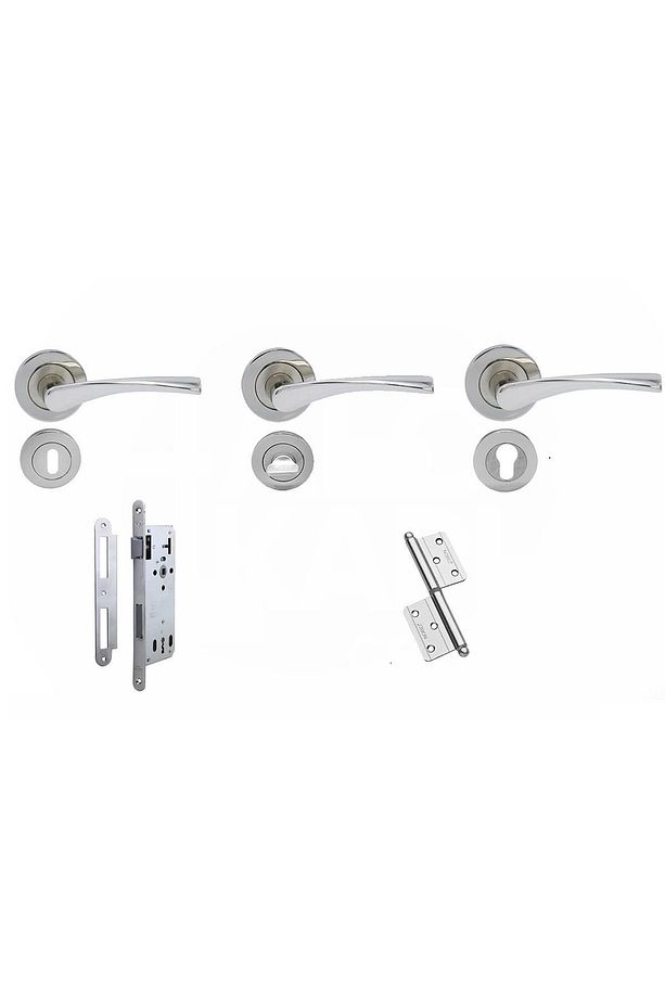 MELAMİN KARİZMA BEŞ CAMLI ODA KAPISI, BEYAZ, 76/204/9-13 CM - 4
