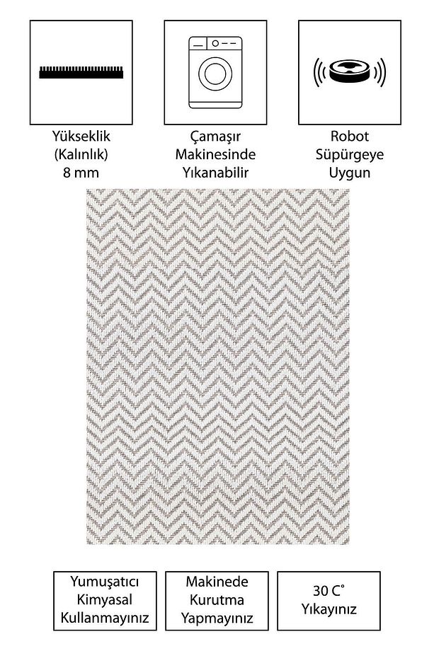 Modern Dijital Baskı Dört Mevsim Yıkanabilir Kaymaz Taban Salon Halısı Mutfak Halısı Yolluk VVC - 4