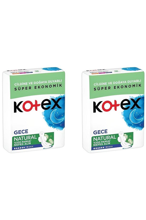 Hijyenik Ped Natural Gece 14lü X2 Adet - 1