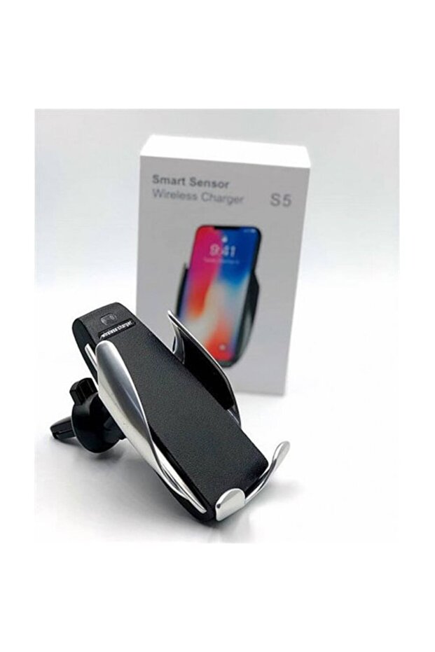 Smart Sensör S5 Araç Içi Sensörlü Wireless Şarj Telefon Tutucu - 1