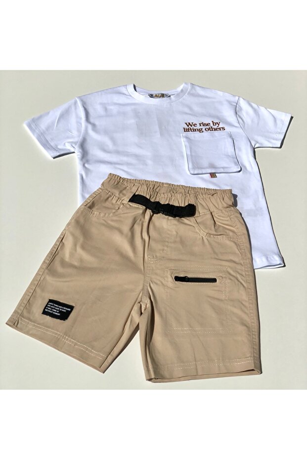 Boy's Linen Shorts Suit - Boy Kids Linen Shorts Suit