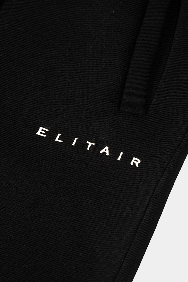 ELITAIR - Oversized Logo Jogger SIYAH - 7