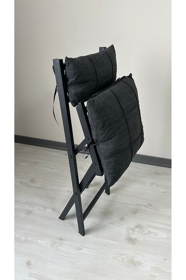 Minderli Balkon Bahçe Mutfak Bistro Set Katlanır 4+1 Masa-sandalye - 7
