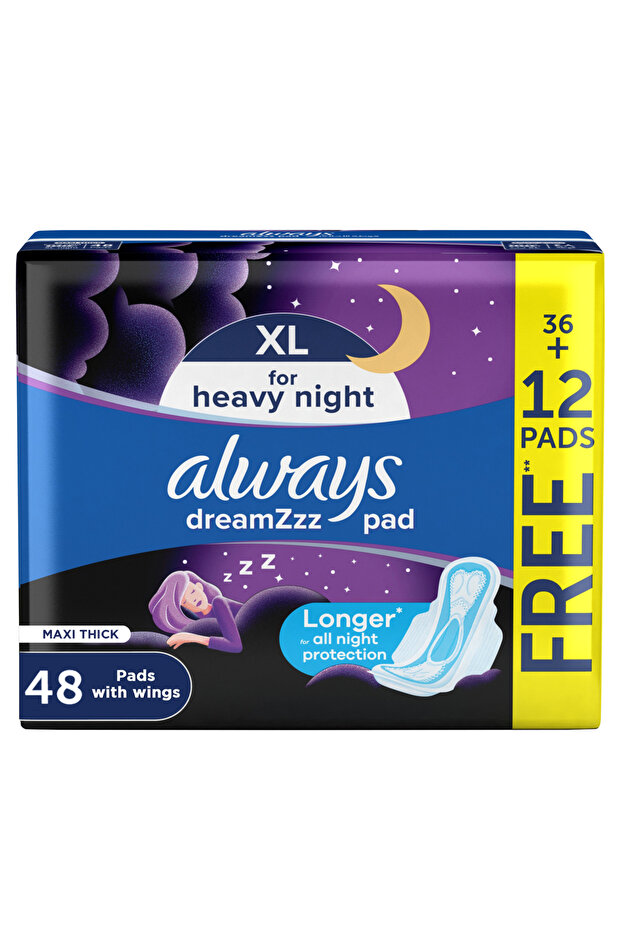 Dry and Comfort Night Sanitary Pads Large Dual Pack