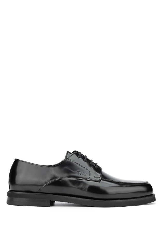 Men's Genuine Leather Black Opening Classic Shoes