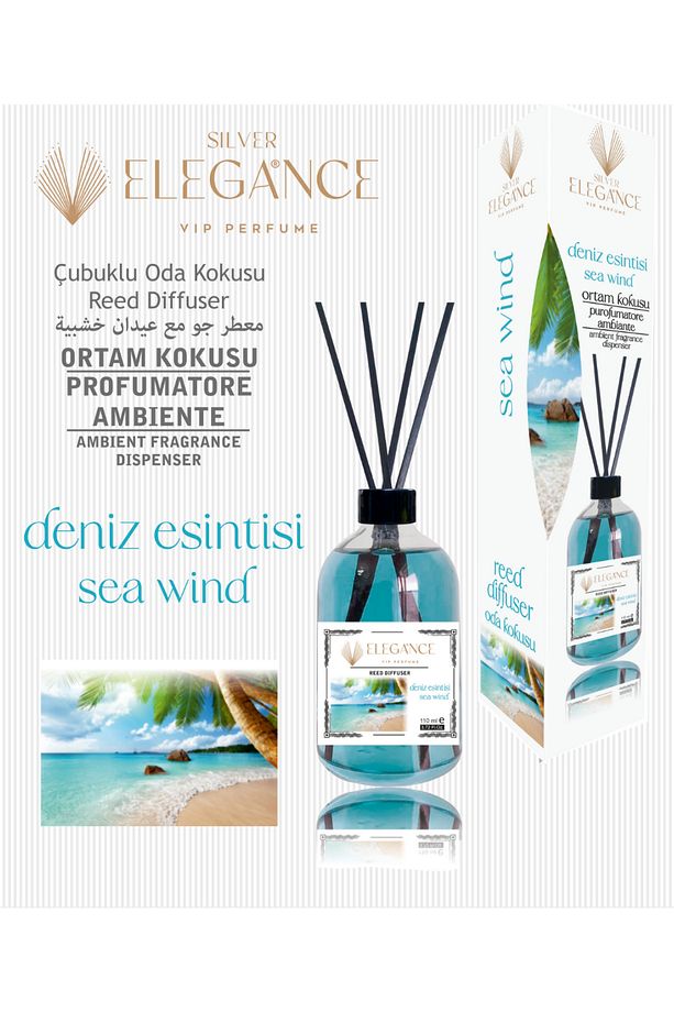 Deniz Esintisi Reed Diffuser Bambu Çubuklu Oda Kokusu (110 Ml) - 1