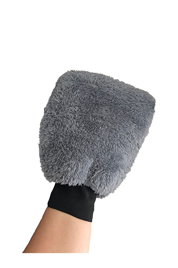 Mikrofiber Araç & Ev Yıkama ve Cila Eldiveni Tekli