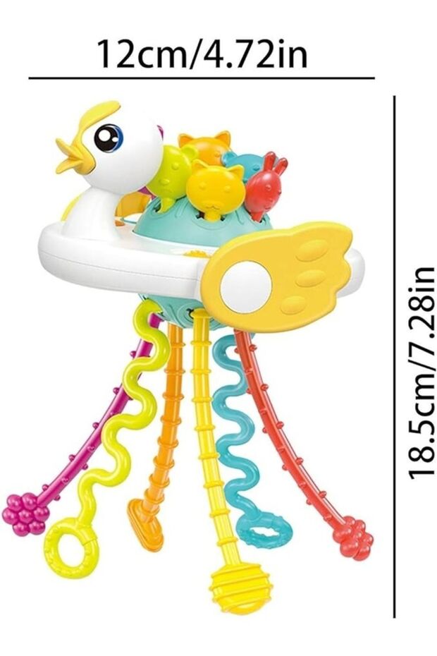 Montessori Duck Shaped - Sensory Observation Skill and Teether Toy - 4