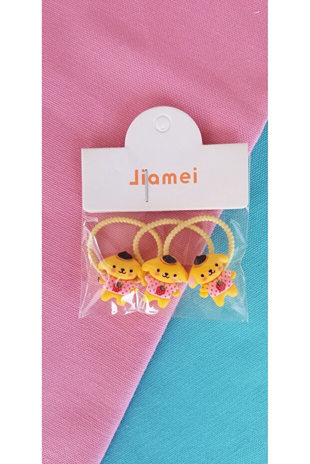 Kuromi Hello Kitty and Pompompurin My Melody Cinnamoroll - Set of 3 Rubber Buckles