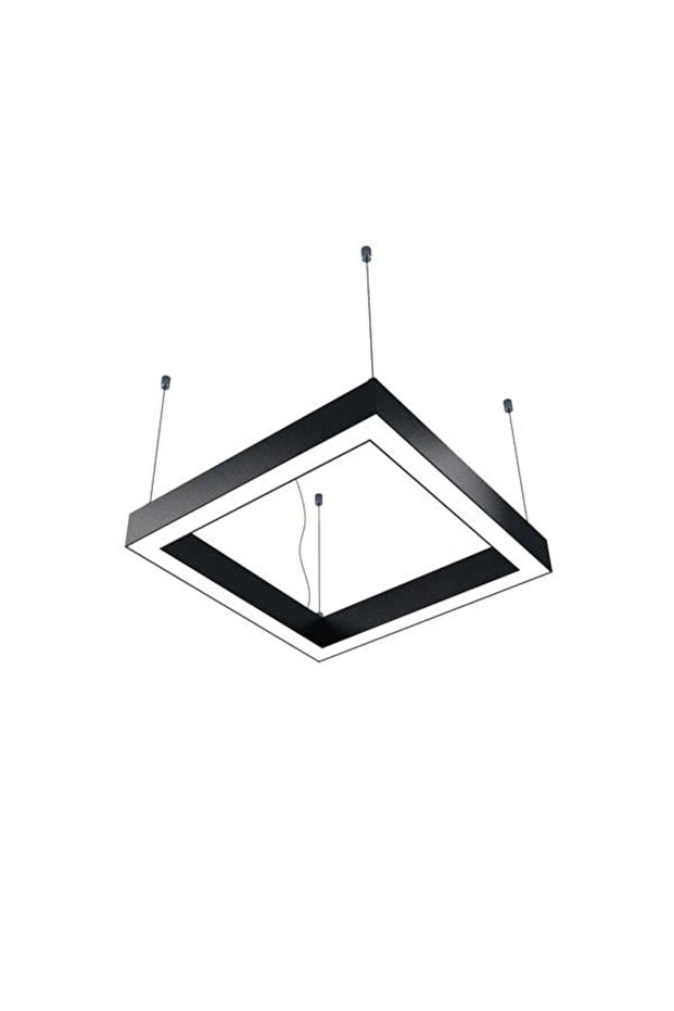 Kare Linear Modern Led Avize Simit Lineer Armatür 60cm - 1